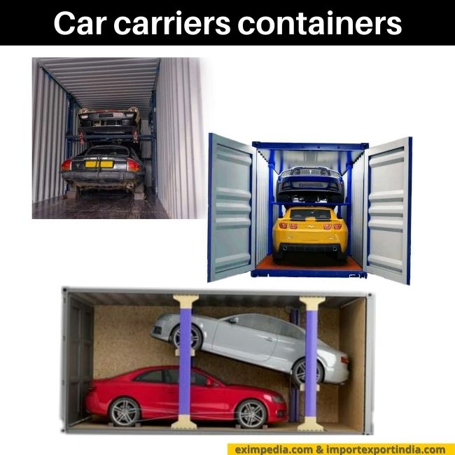 Car carriers containers