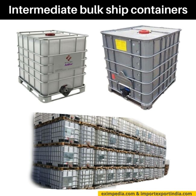 Intermediate bulk ship containers