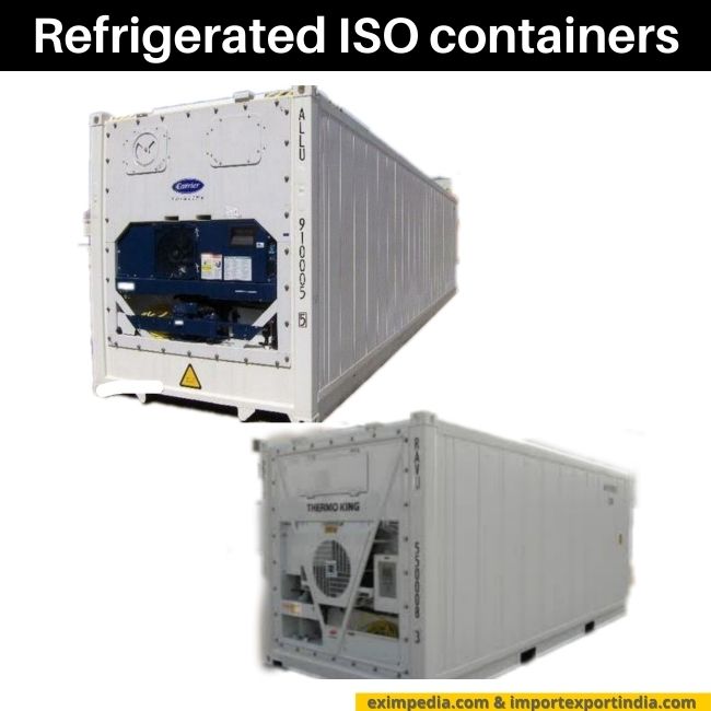 Refrigerated ISO container