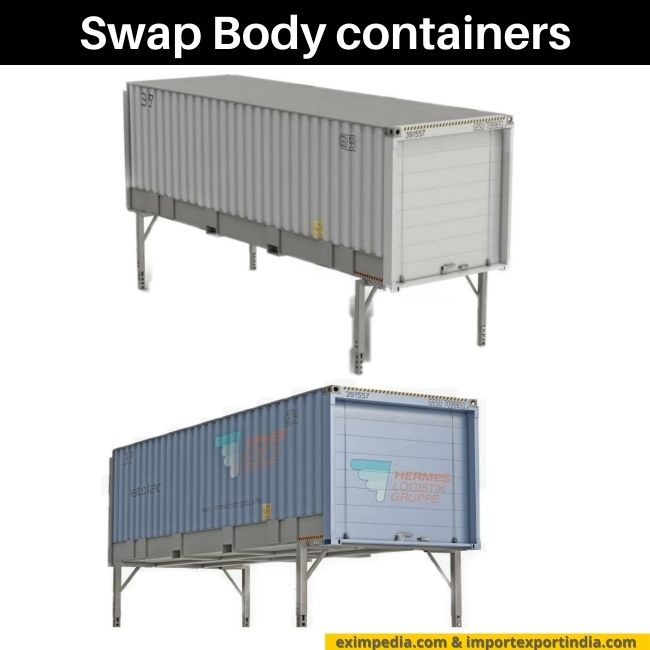 Swap body containers
