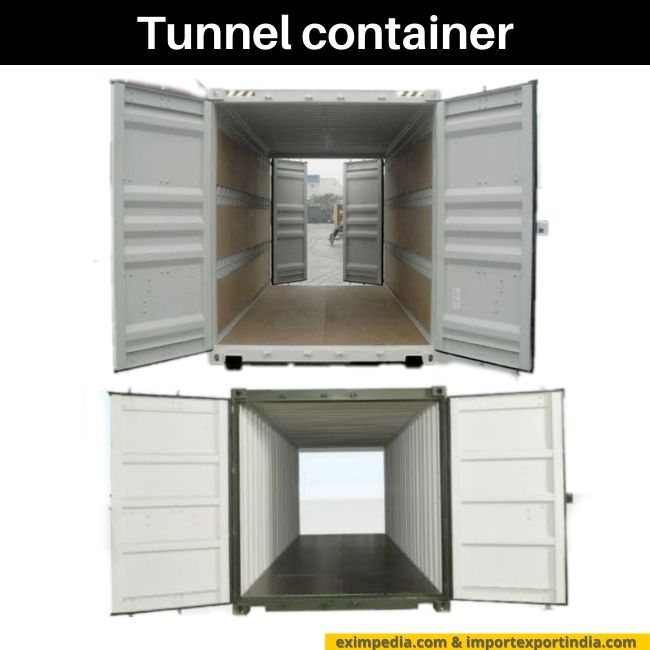 Tunnel container