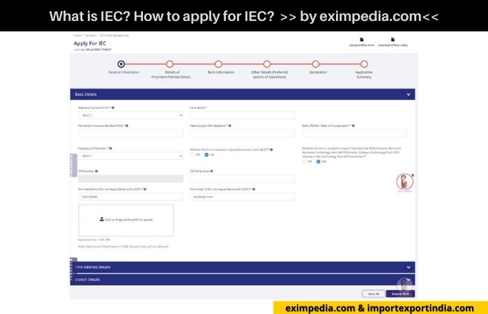 What is IEC, How to apply for IEC - eximpedia 8