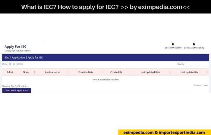 What is IEC, How to apply for IEC - eximpedia 9
