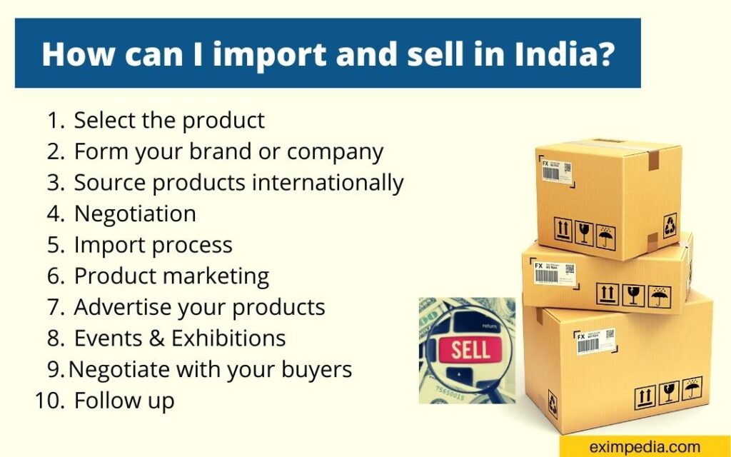 How can I import and sell in India_