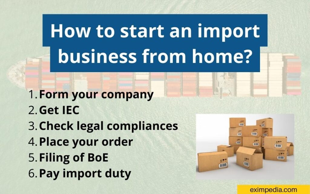 How to start an import business from home_