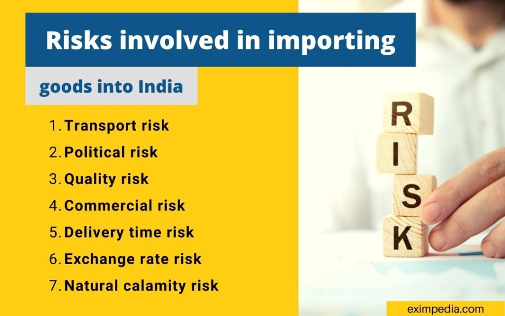 Risks involved in importing goods into India